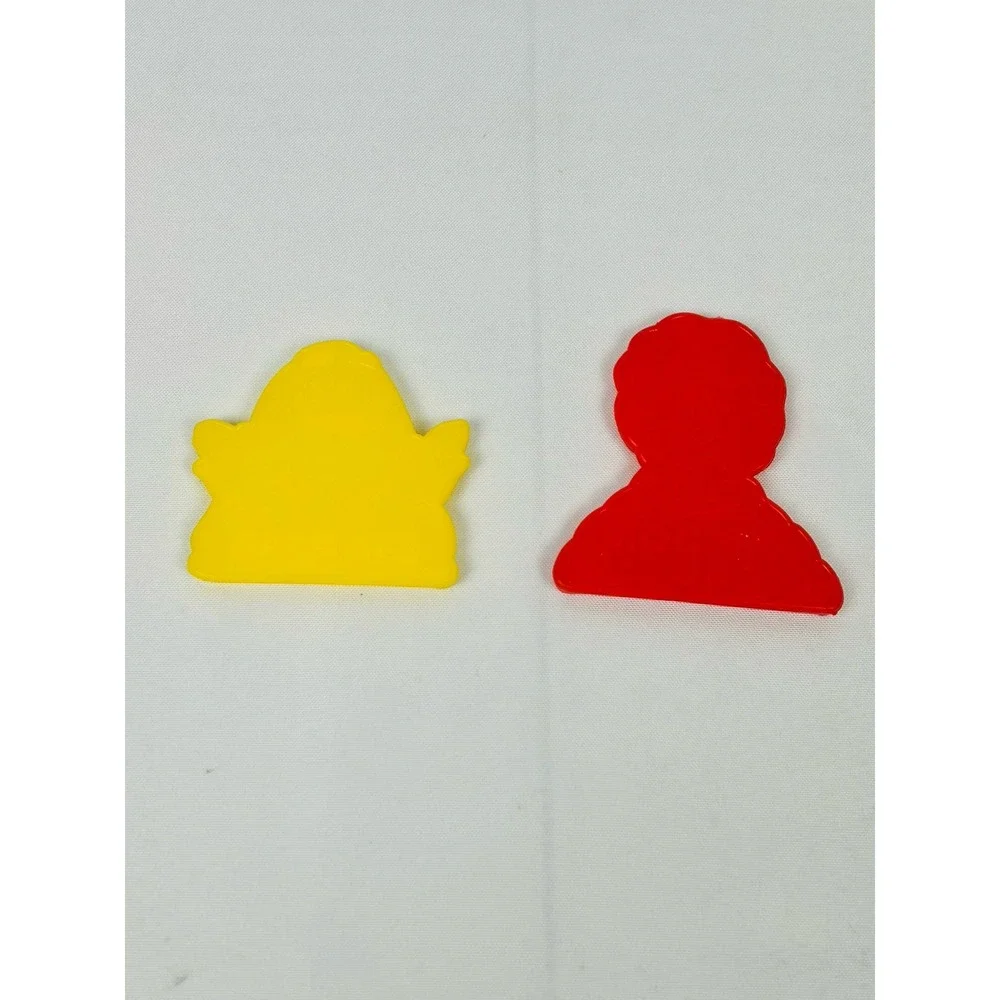 Vintage 1980 McDonald’s Plastic Cookie Cutters – Ronald McDonald & Grimace